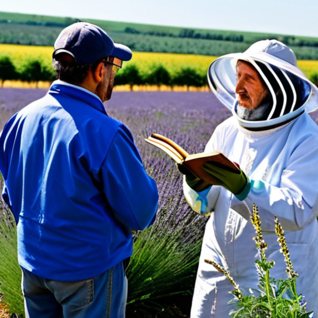 곤충 관련 법률 및 정책 - Neonicotinoid Debate**

"A group of beekeepers and farmers engaged in a respectful discussion in a s...