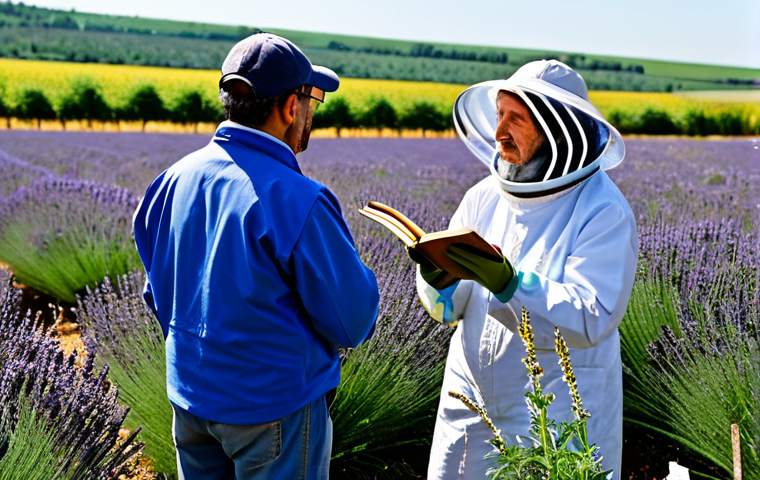 곤충 관련 법률 및 정책 - Neonicotinoid Debate**

"A group of beekeepers and farmers engaged in a respectful discussion in a s...