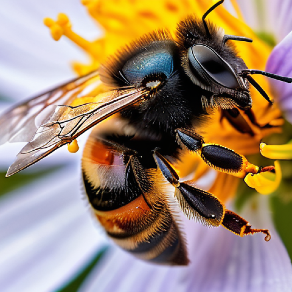곤충 사진 촬영 팁 - 8, 100mm macro lens, high dynamic range, soft natural light, dreamlike, ephemeral beauty, focus stac...